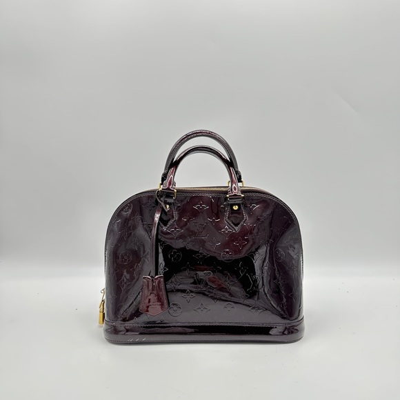 Louis Vuitton Handbags - Louis Vuitton Patent Leather Alma PM Satchel Handbag